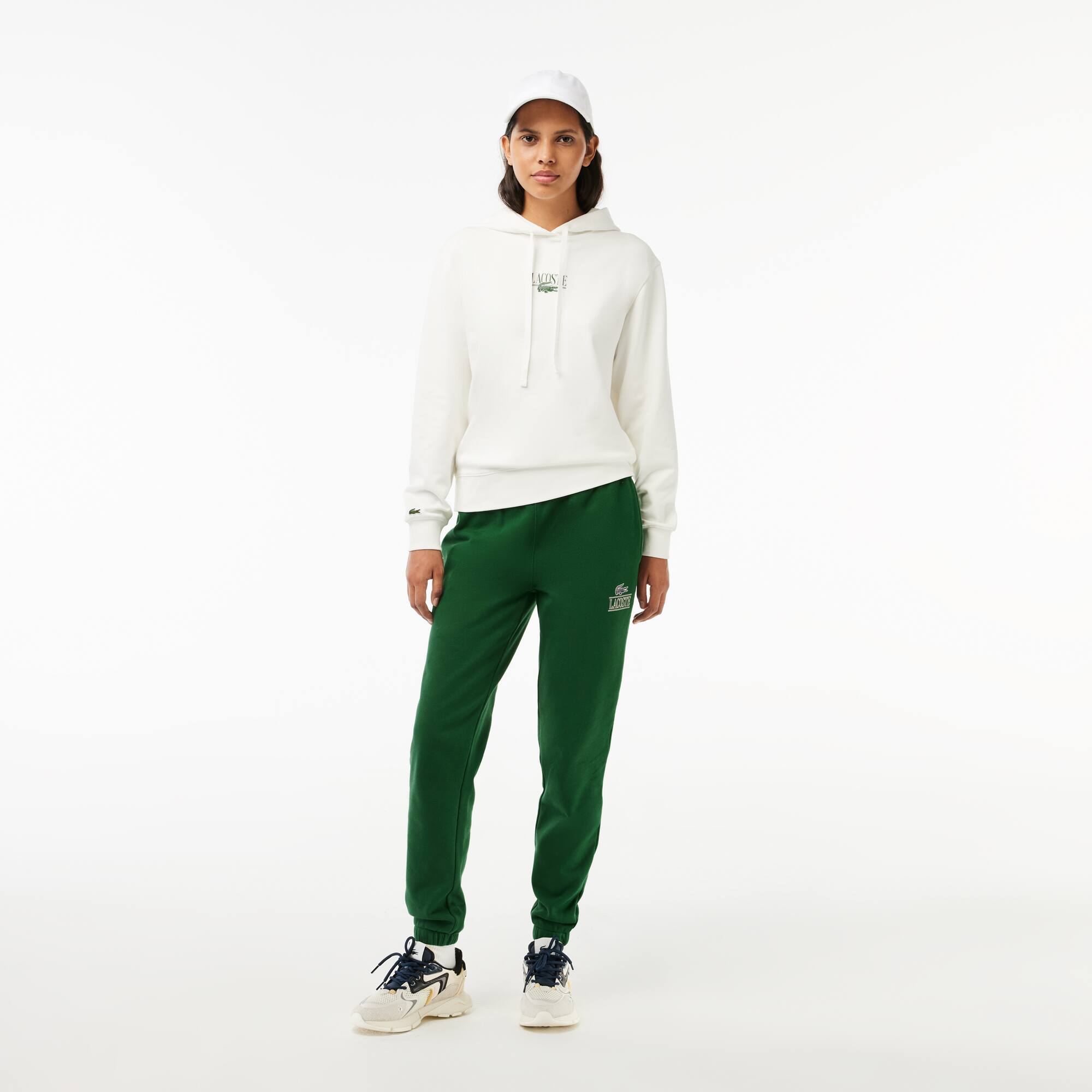 Jogginghose mit Signatur-Aufdruck Trainingshosen - Grün - Lacoste - Unisex