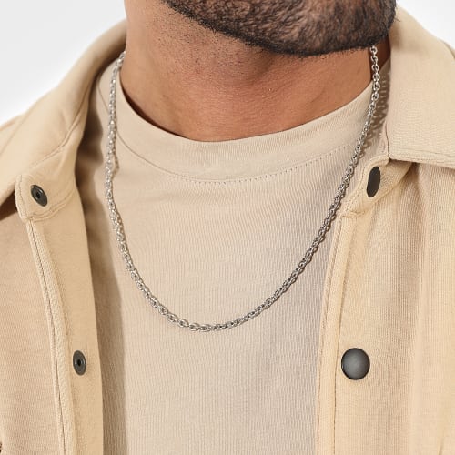 Collier Maille Forcat 4mm Argent