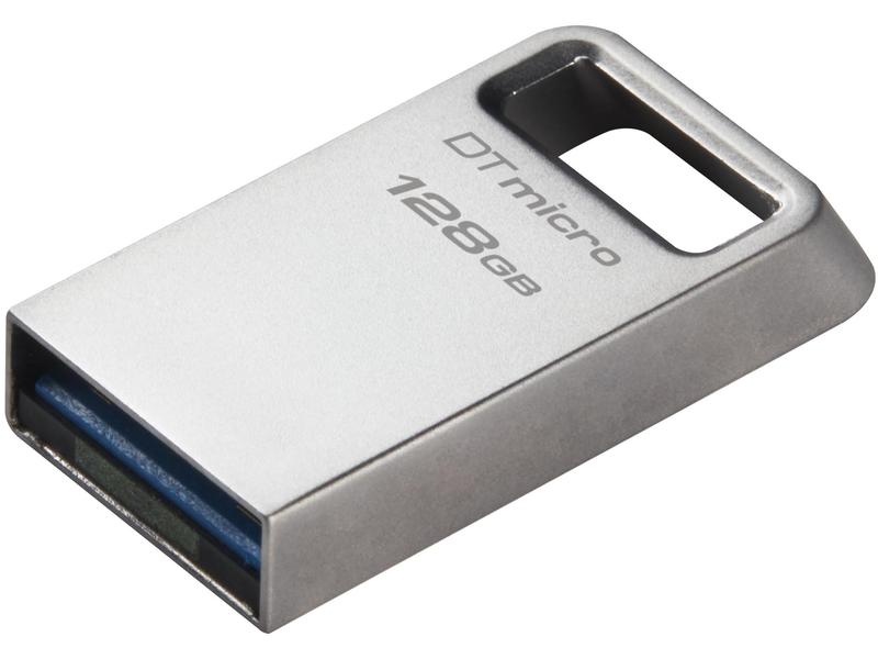 Kingston USB-Stick DT Micro 128 GB Ultrakompakter USB-Stick im Metallgehäuse