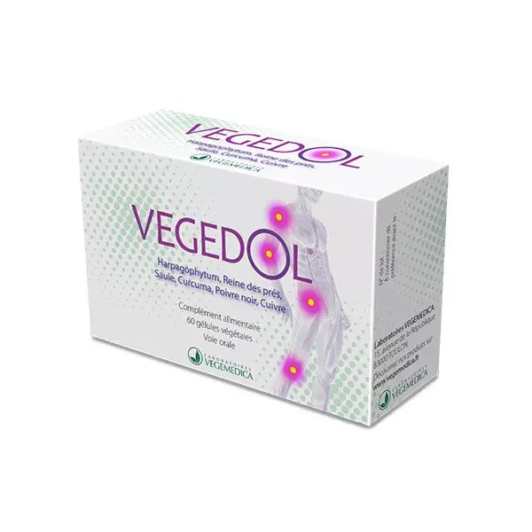Vegedol 60 cápsulas vegetais