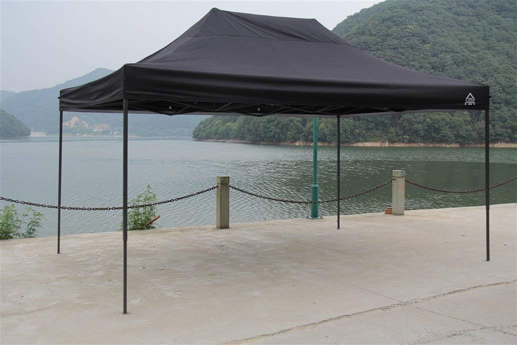 All Seasons Gazebos 3x4.5m vollständig wasserdichtes Faltpavillon - Schwarz
