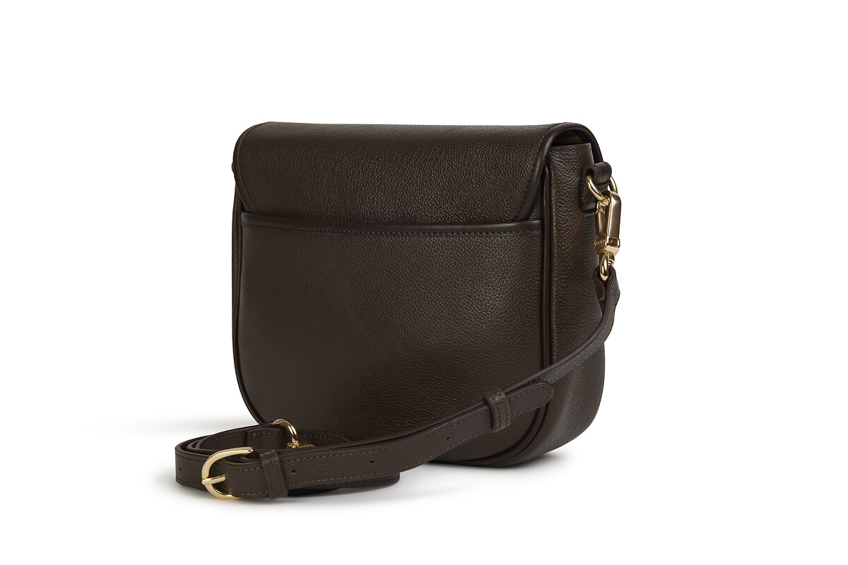 NAT & NIN<br>Bolsa de mão com aba, em couro OLIVIA