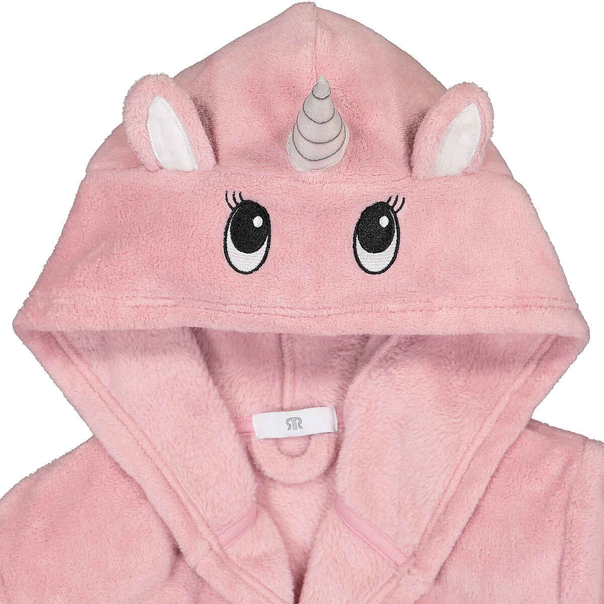 COLEÇÕES LA REDOUTE<br>Roupão com capuz de unicórnio em fleece macio