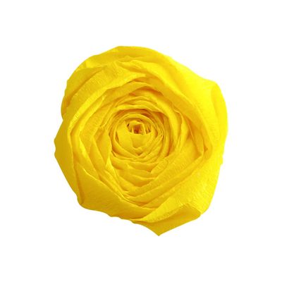 Clairefontaine Premium - Papier crépon - Rouleau 50 cm x 2,5 m - 40 g/m² - jaune citron