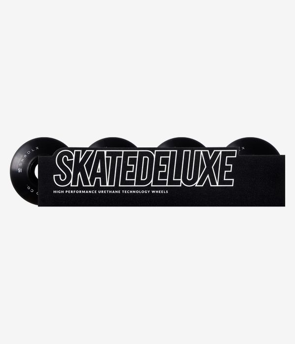 skatedeluxe Fidelity Series Rollen (black) 51mm 100A 4er Pack