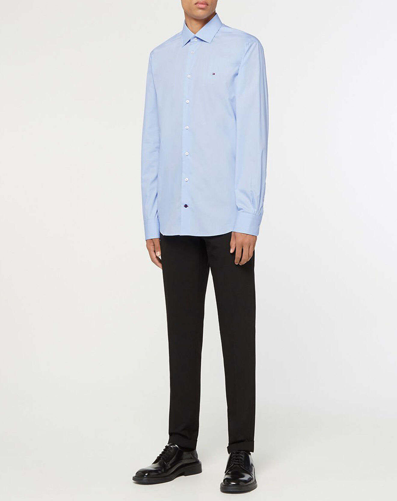 Tommy Hilfiger Chemise Regular Pop bleu ciel