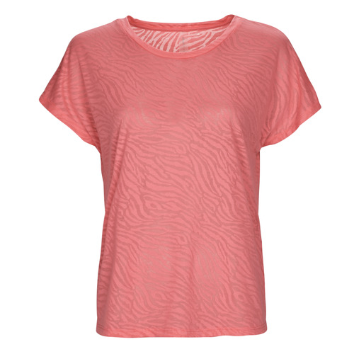 Only Play - ONPJIES LOOSE BURNOUT SS TEE - Corail