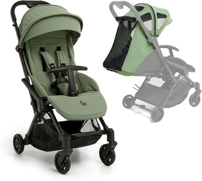 Beemoo Easy Fly Lux 4 Trille inkl. Breezy Kalesje, Sea Green