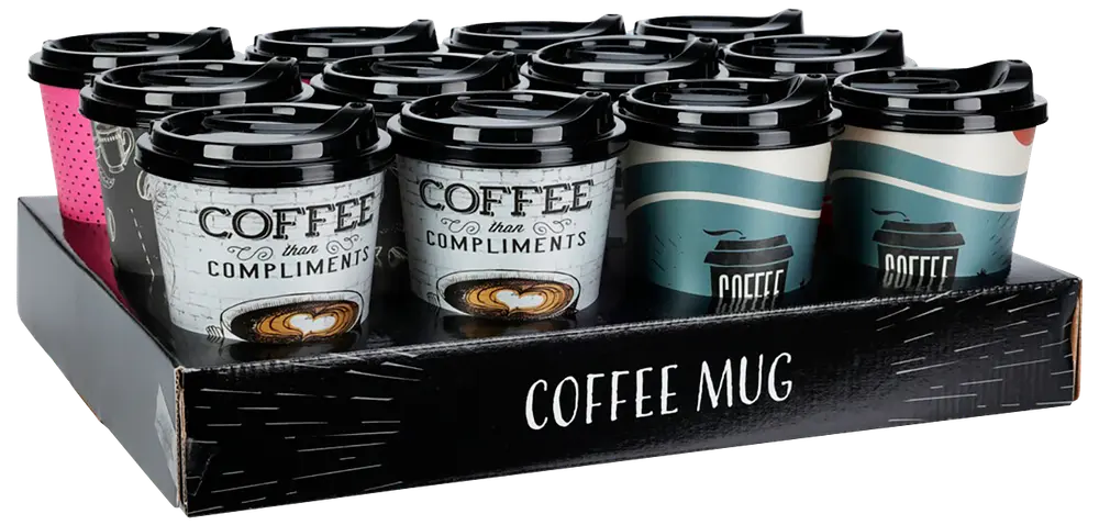 Kaffekop to-go 500 ml - assorterede design