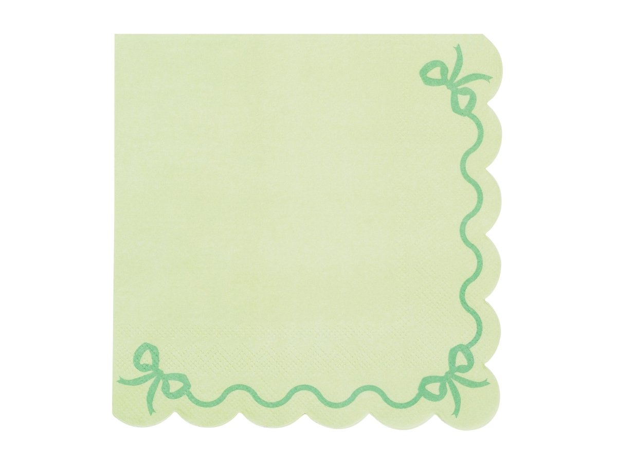 Groene Servetten Strik 33cm