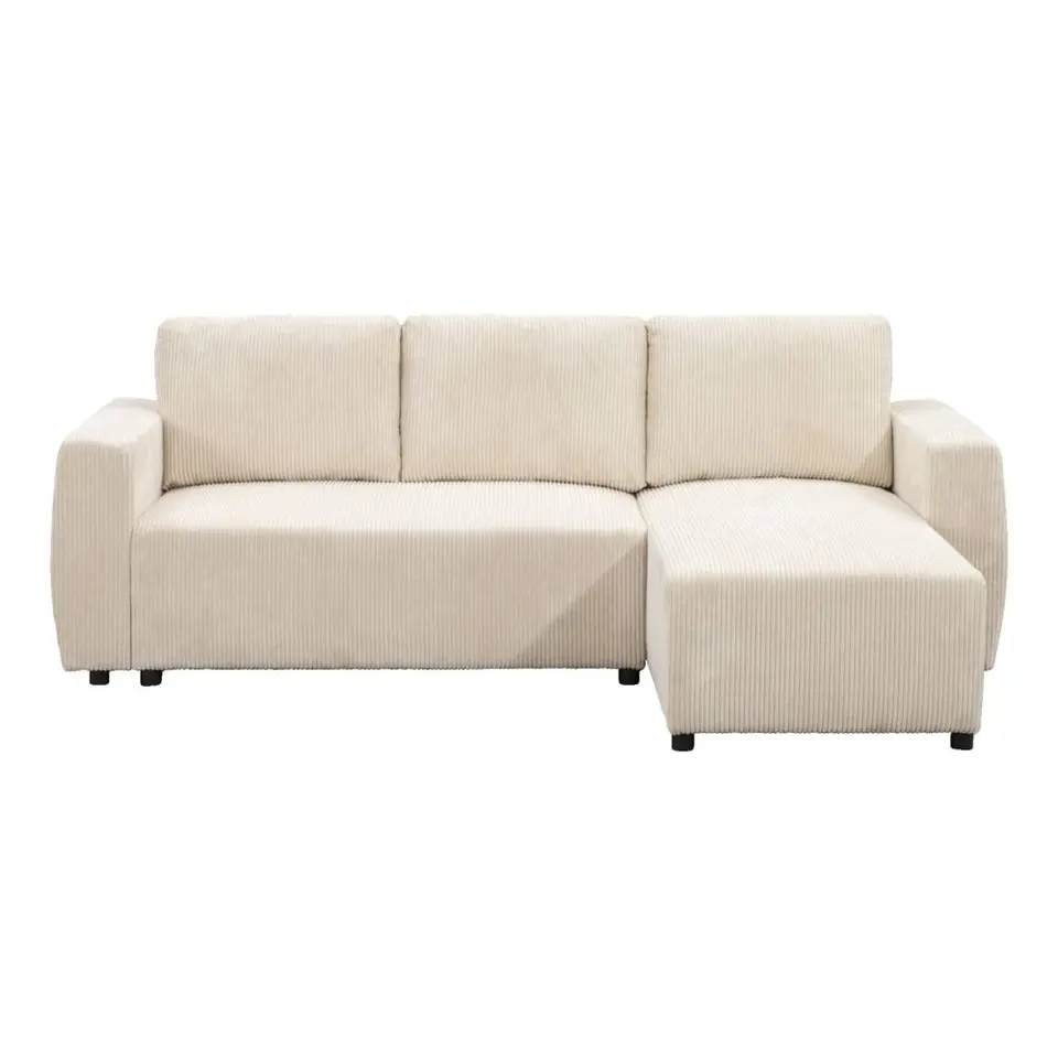 Slaapbank Novara - ecru - 85x230x155 cm