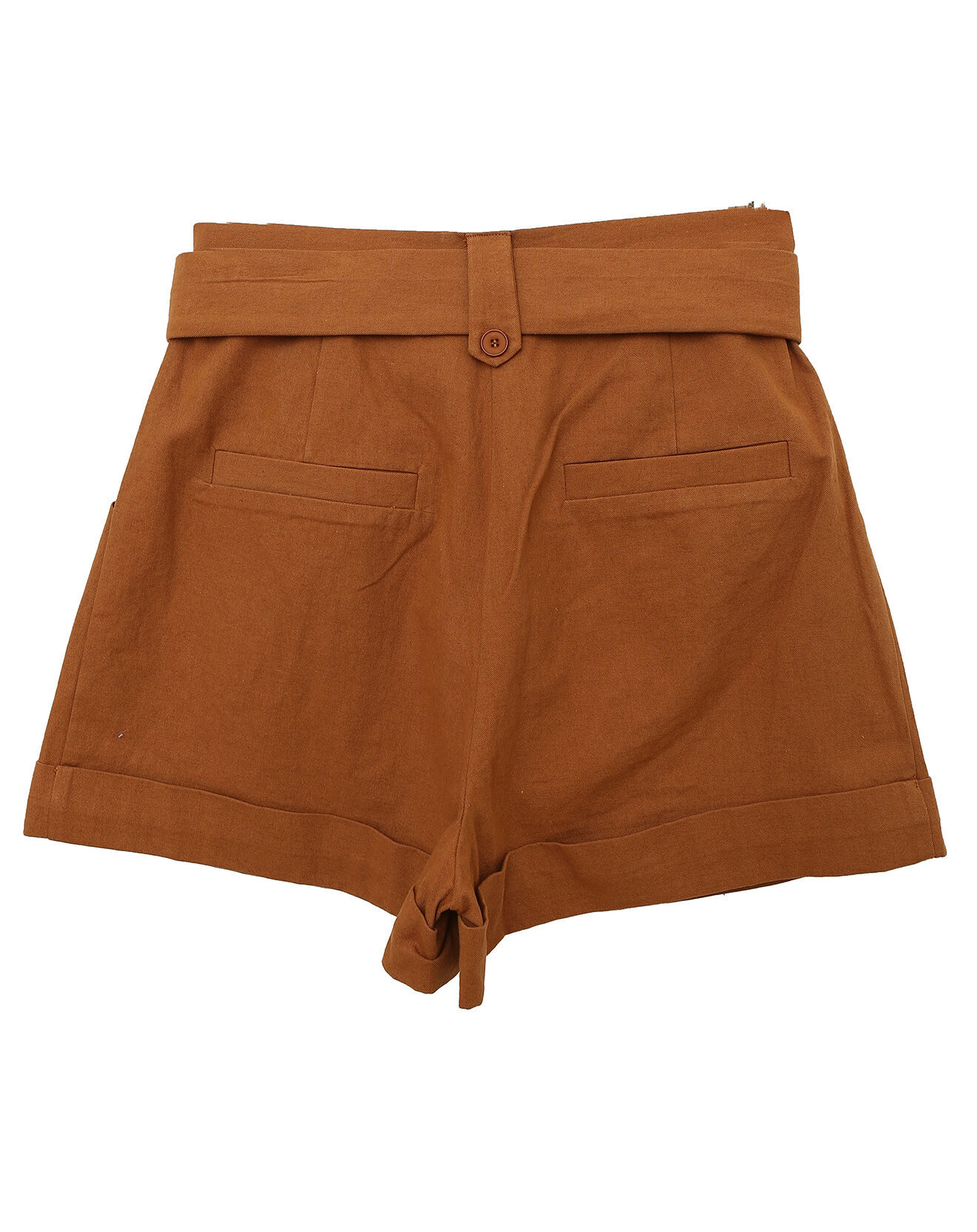 See u Soon Short en Coton & Lin Charlotte brique