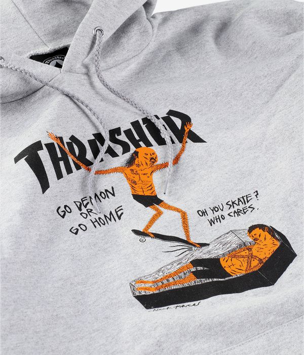 Thrasher x Neckface Coffin Hoodie (grey)