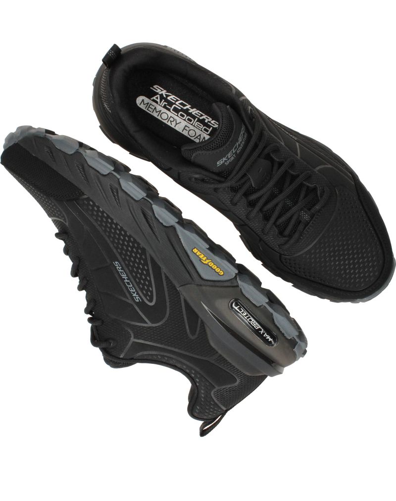 Skechers Max Protect Irongaurd Sneakers Zwart Heren