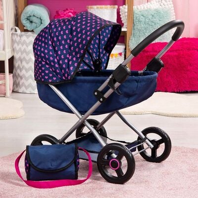 Bayer Design Dukkevogn Cosy, Blå/Rosa