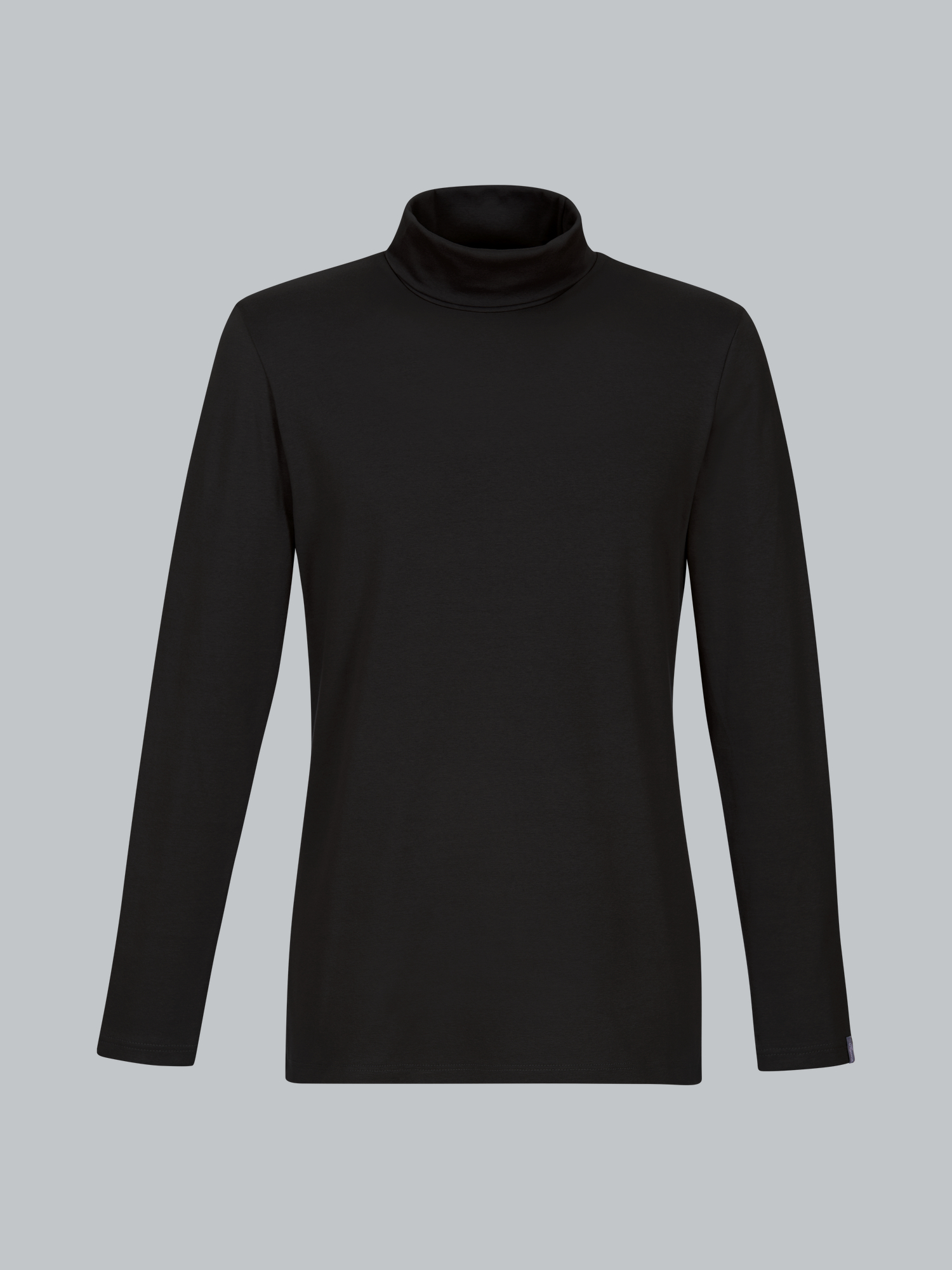 Rollkragenshirt Schwarz