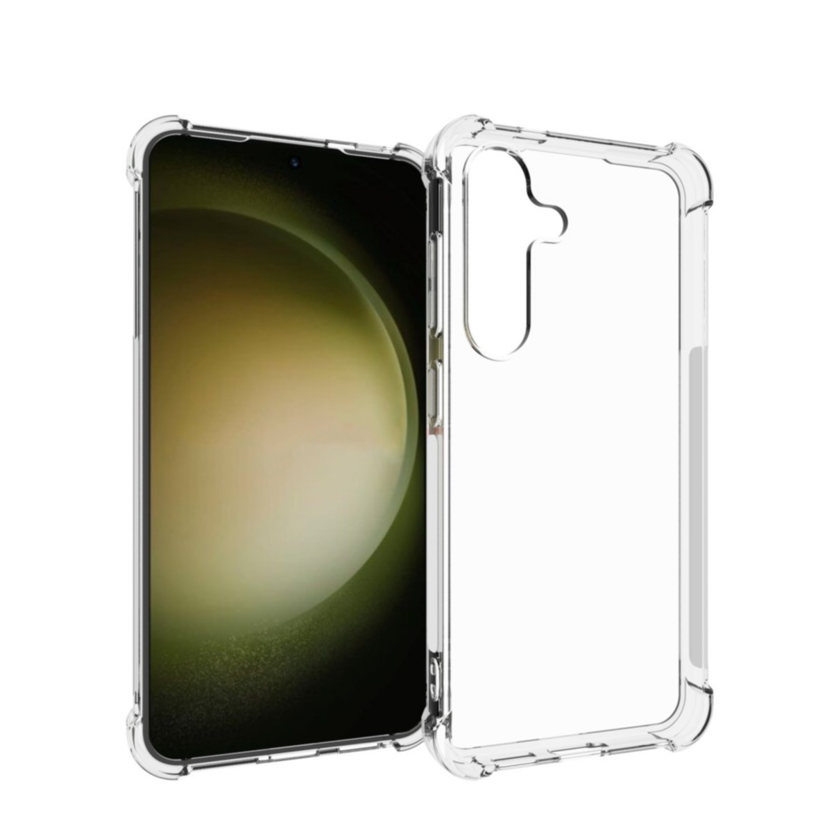 Samsung Galaxy S24 Gummi Hülle Air Cushion Fallschutz - Transparent