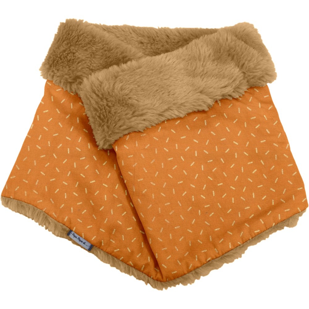 Echarpe Tube Adulte Paille Dorée Caramel
