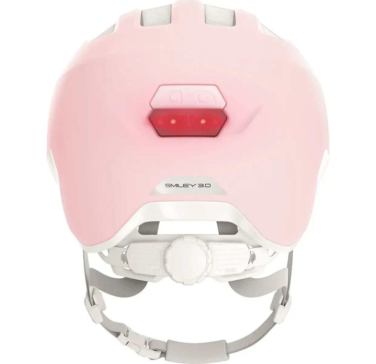 Abus Smiley 3.0 ACE LED Kinder Fietshelm Roze