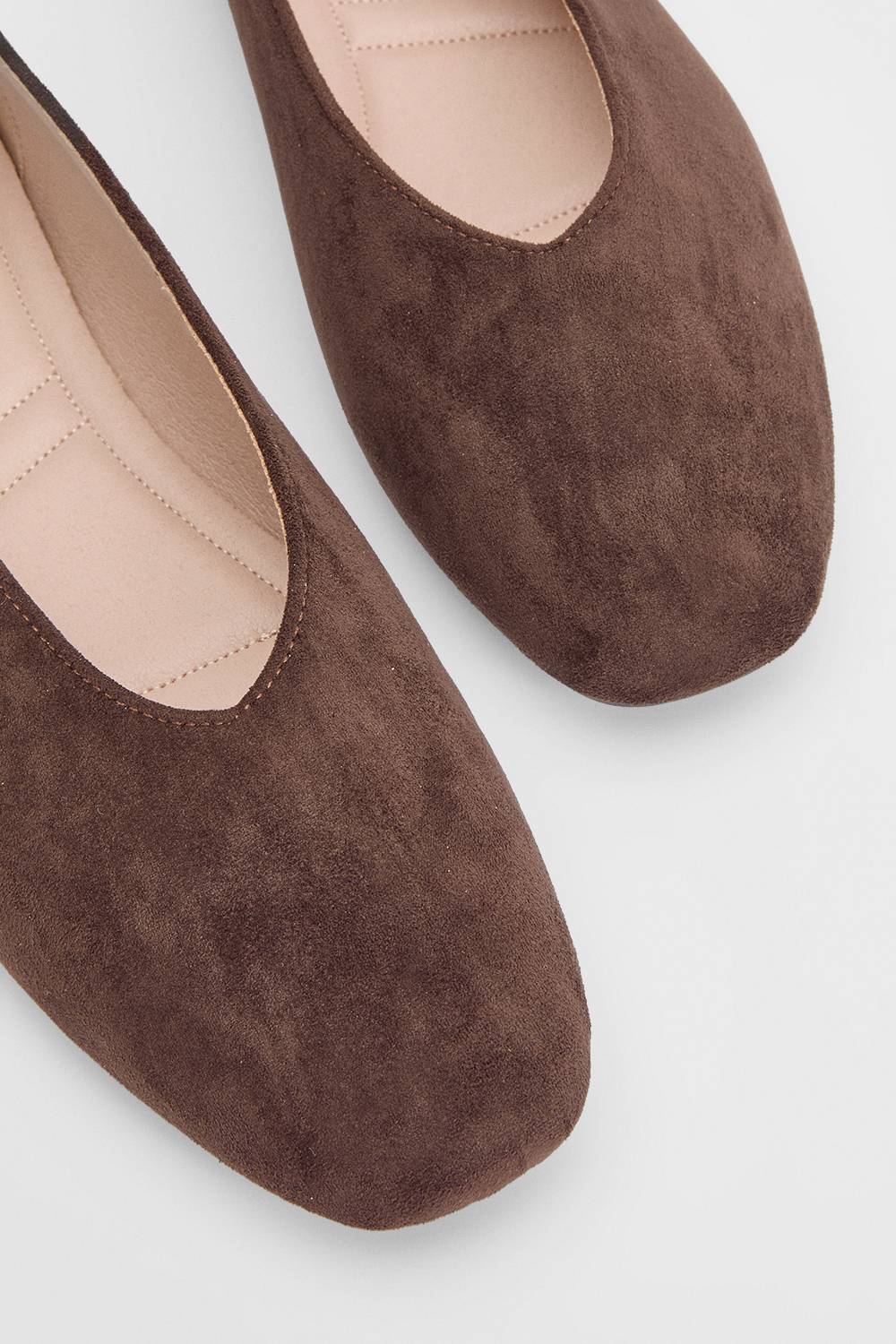 Oasis Ballerines Seraphina À Bout Carré Et Découpe Haute En Synthétique