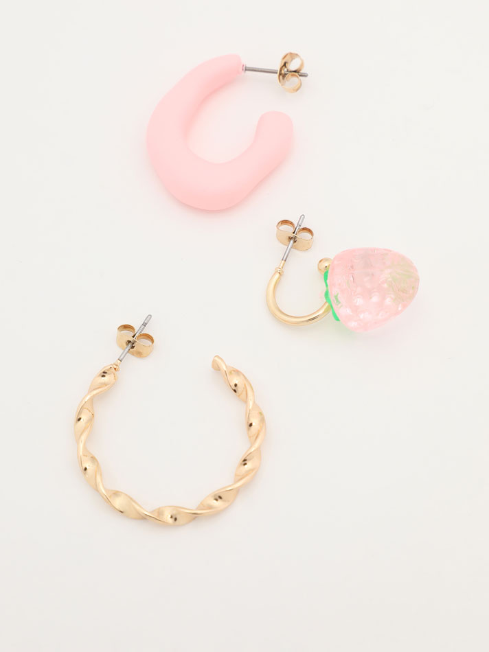 Conjunto de 3 brincos - Variados