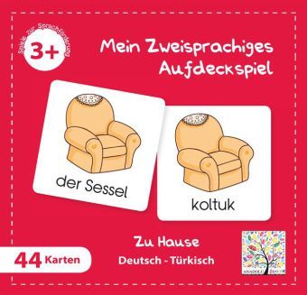 Mein zweisprachiges Aufdeckspiel - Mein Zweisprachiges Aufdeckspiel, Zu Hause, Türkisch (Kinderspiel)