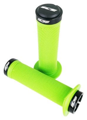 Paire de Grips Ice Fury Lock-on Vert/Noir