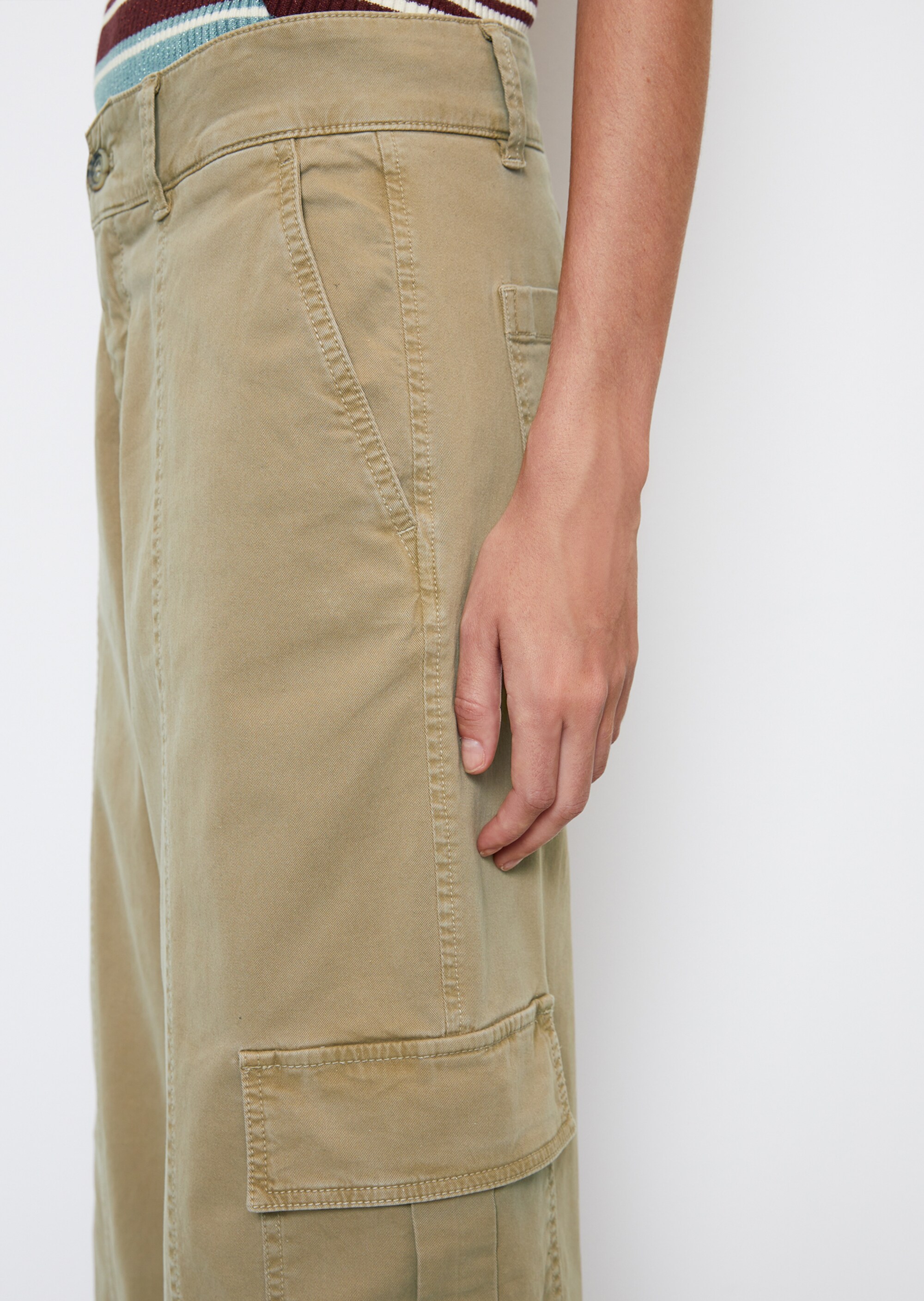 Cargohose looseaus Twill-Qualität