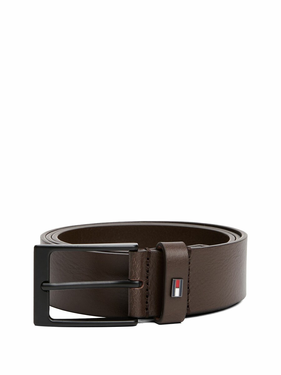 TOMMY HILFIGER<br>Cinto de couro Layton 3,5cm