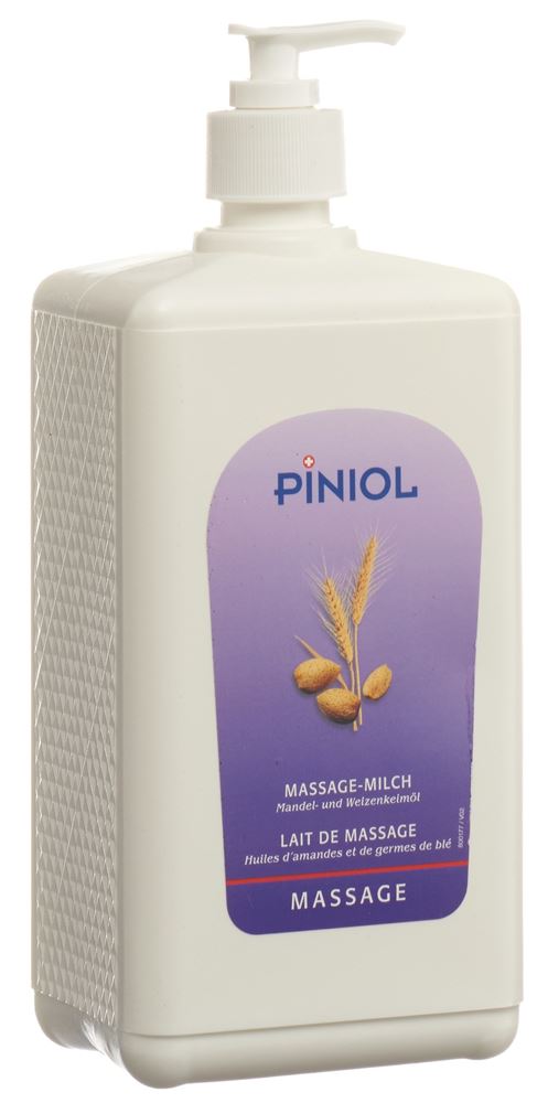 PINIOL Massagemilch Milch mit Mandel-Weizenkeimöl 1000 ml