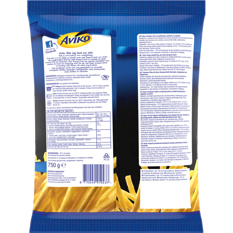 Aviko Supercrunch originals Franse friet