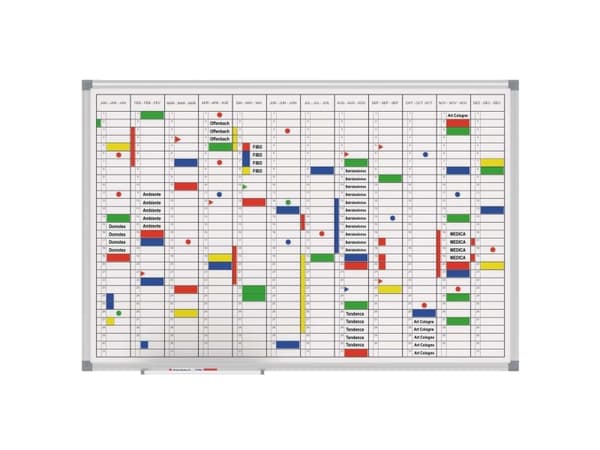 MAUL whiteboard årsplanlegger MAULstandard 60x90cm