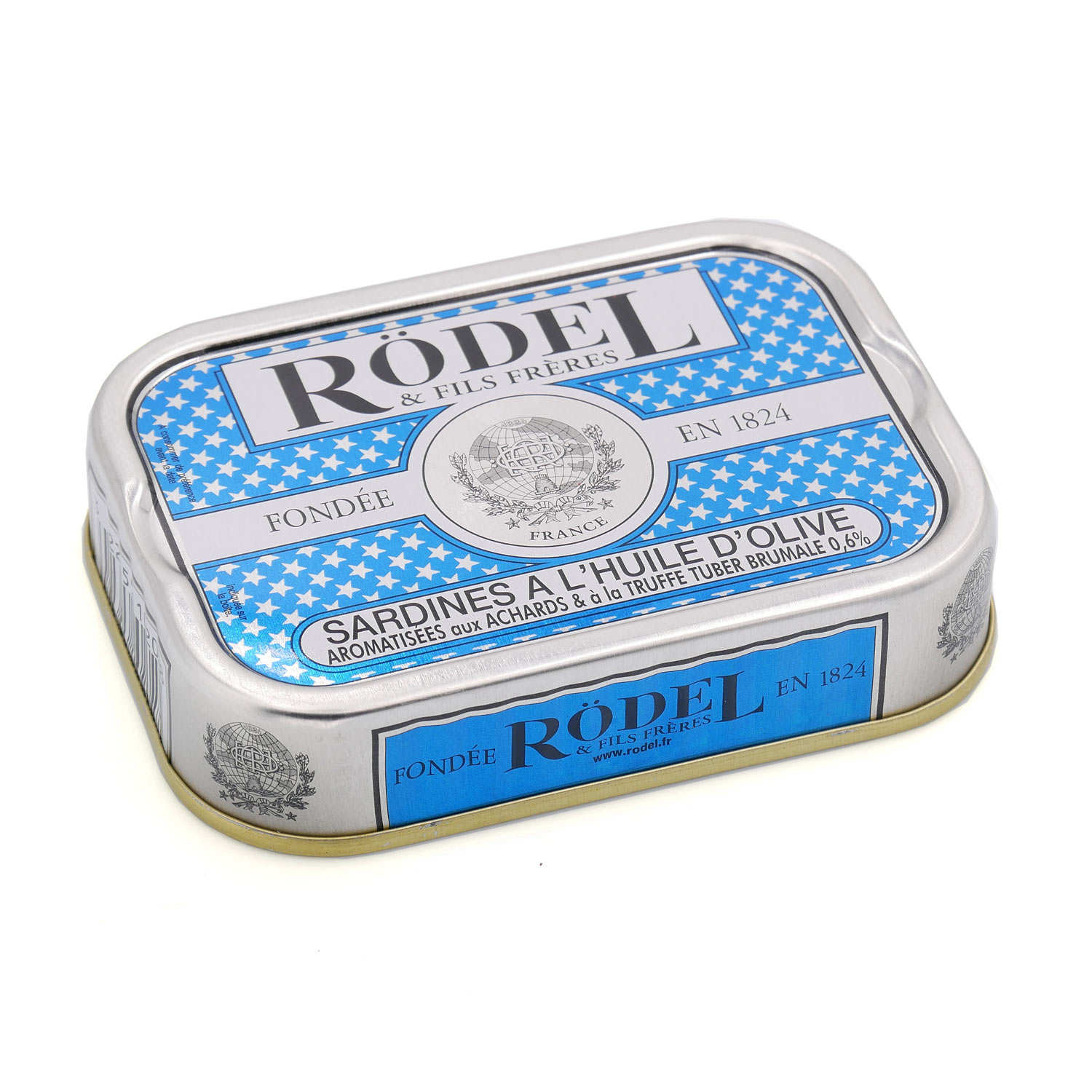 Sardines à l'huile d'olive, aux truffes et aux Achards