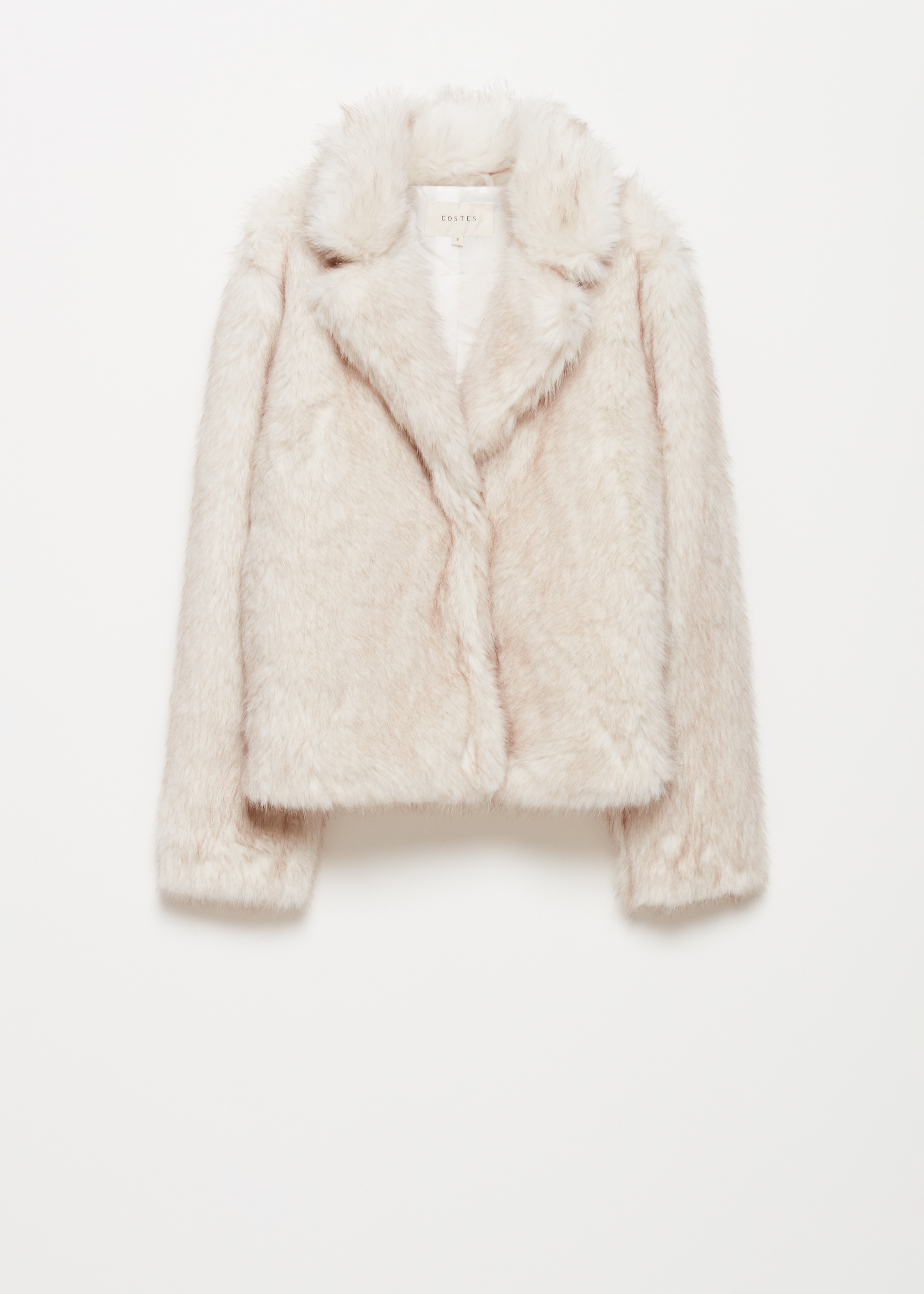 Korte faux fur jas