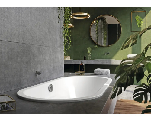 KALDEWEI CLASSIC DUO OVAL ligbad 113 75 x 170 cm alpinewit glanzend 291400010001