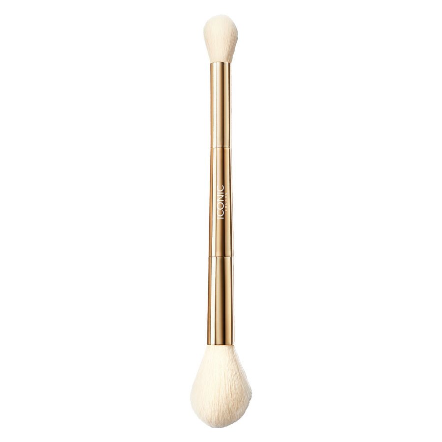 Iconic London Highlight & Blush Duo Brush 1pcs