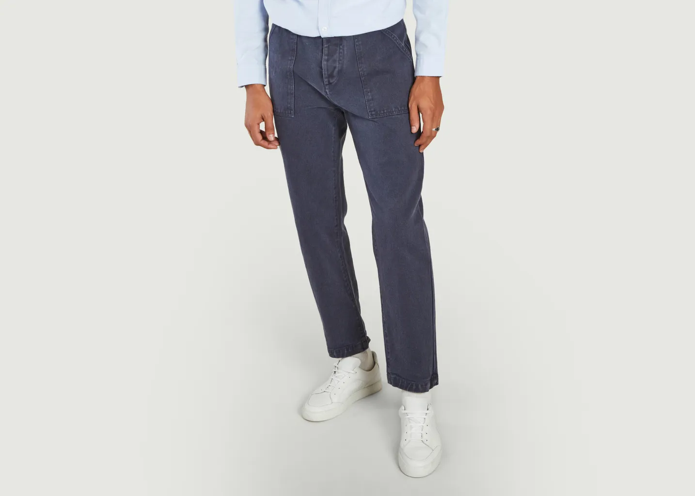 Pantalon fatigue en coton Cuisse de Grenouille