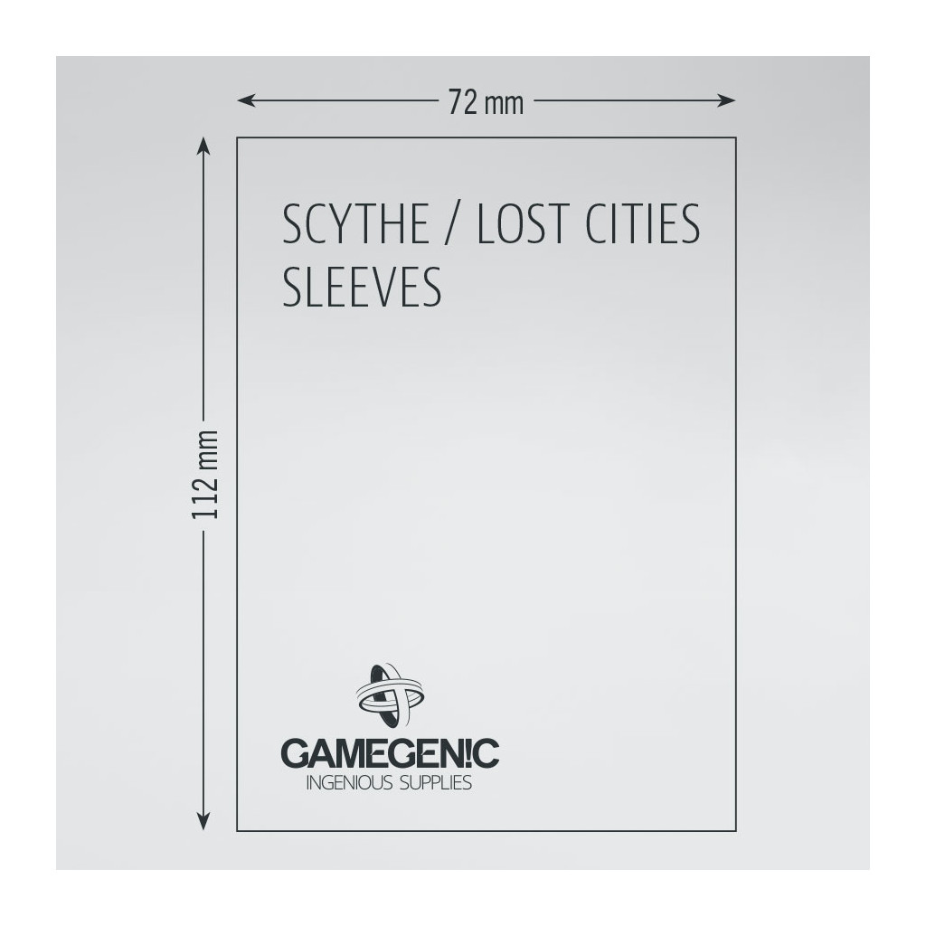 Gamegenic - PRIME - Scythe/Lost Cities - Sleeves - 72 x 112 mm
