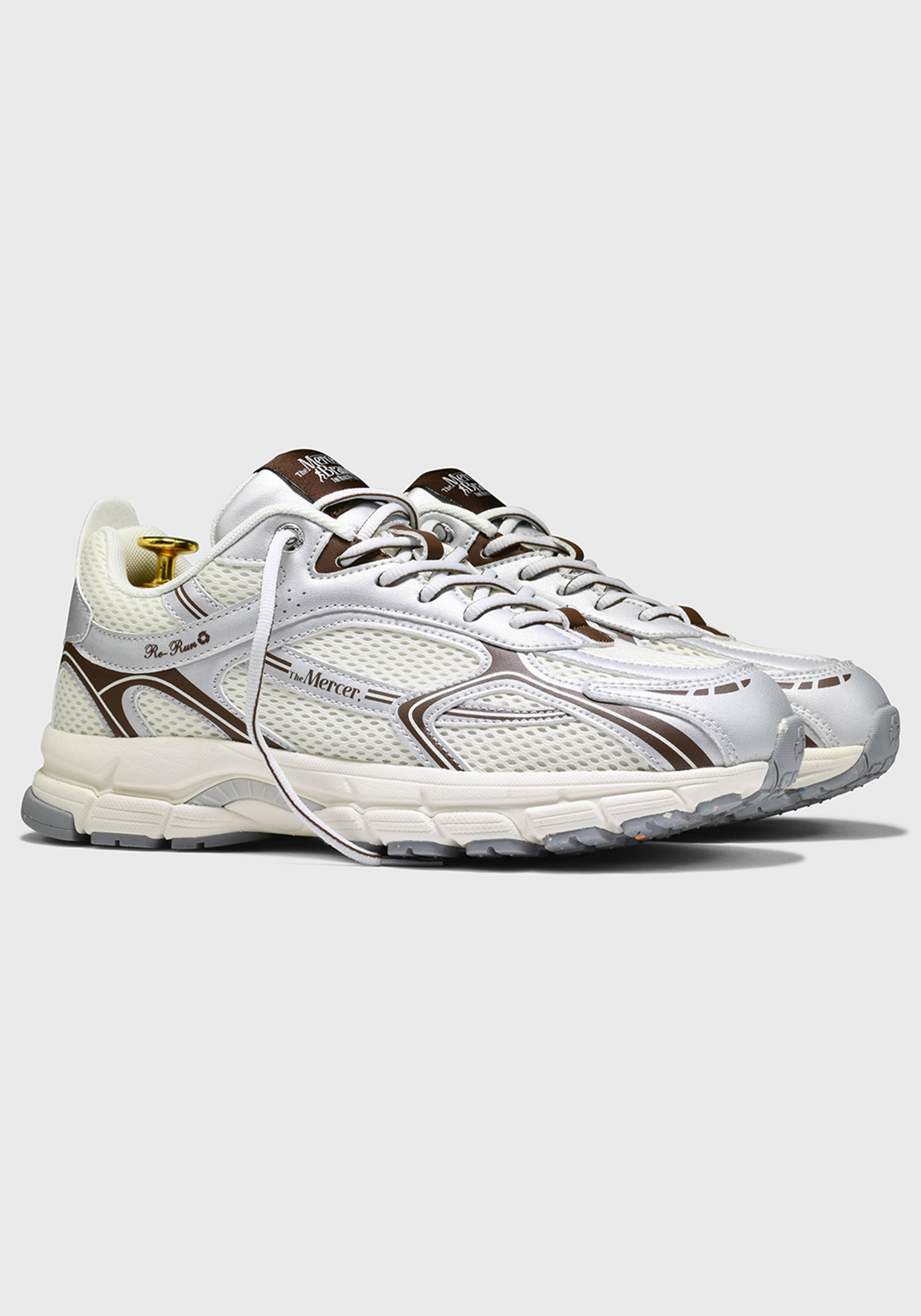 Mercer Sneaker The Re-Run Speed Brown Silver