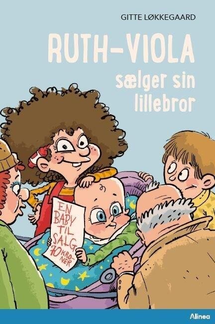 Ruth-Viola Sælger Sin Lillebror - Blå Læseklub - Gitte Løkkegaard - Bog