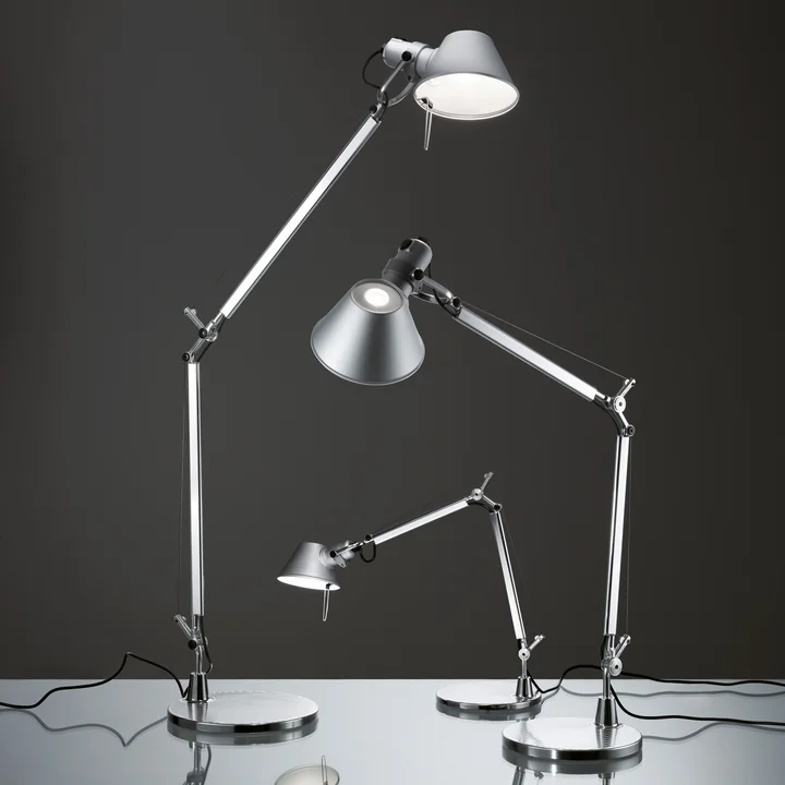 Artemide - Tolomeo Tischfuss Ø 20 cm, Aluminium