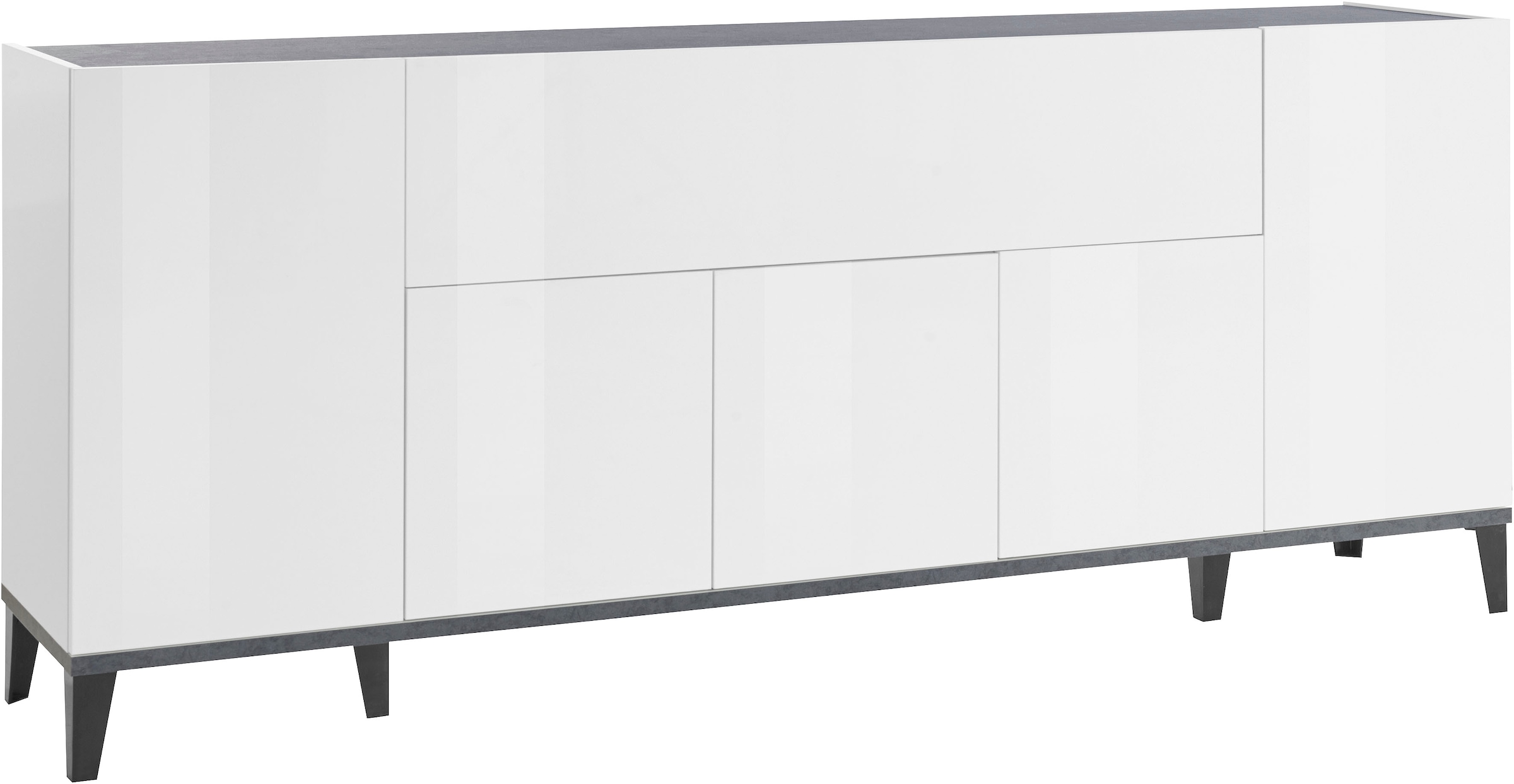 INOSIGN Sideboard »Sunrise« Kommode mit 5 Türen und 1 Klapptür, Breite 200 cm