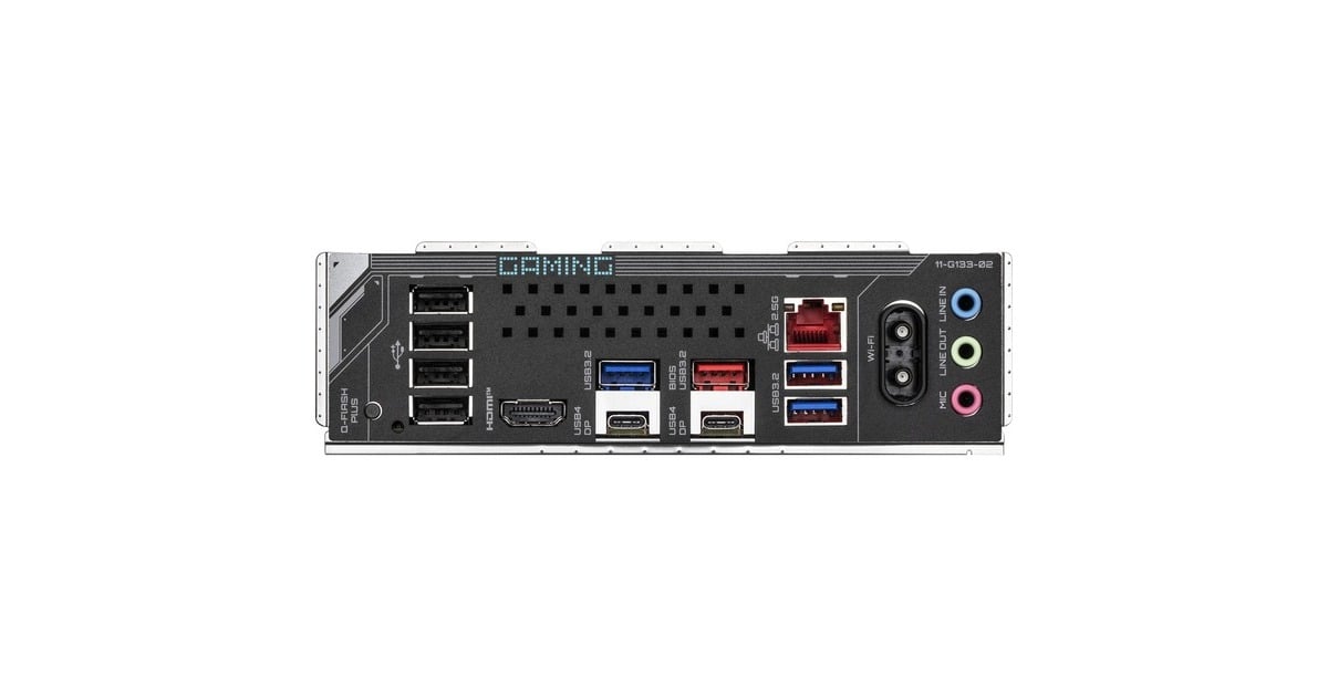 GIGABYTEX870 GAMING X WIFI7 socket AM5 moederbord  (Zwart/grijs, RAID, 2.5Gb-LAN, WLAN, BT, Sound, ATX)