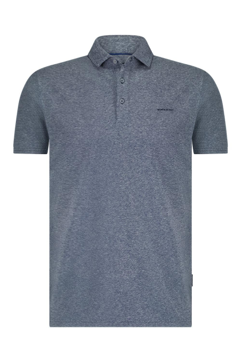 State of Art blauwe heren polo