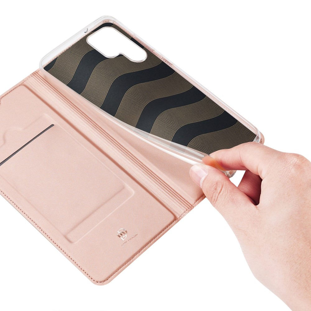 Samsung Galaxy S23 Ultra 5G Flip Wallet Cover Leder Tasche - Roségold