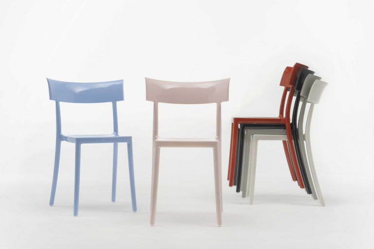 Kartell Catwalk stoel grijs