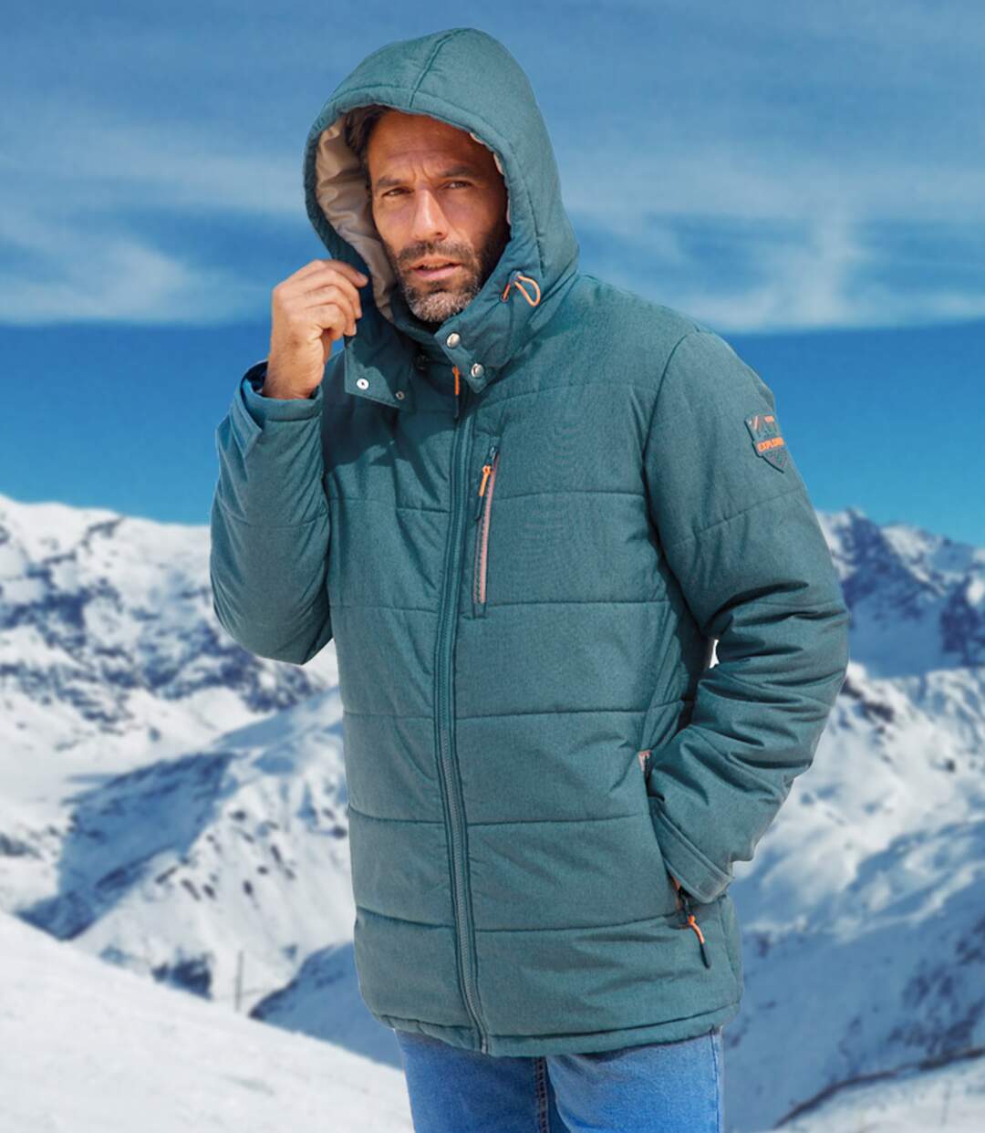 Doudoune Capuche Amovible Snow