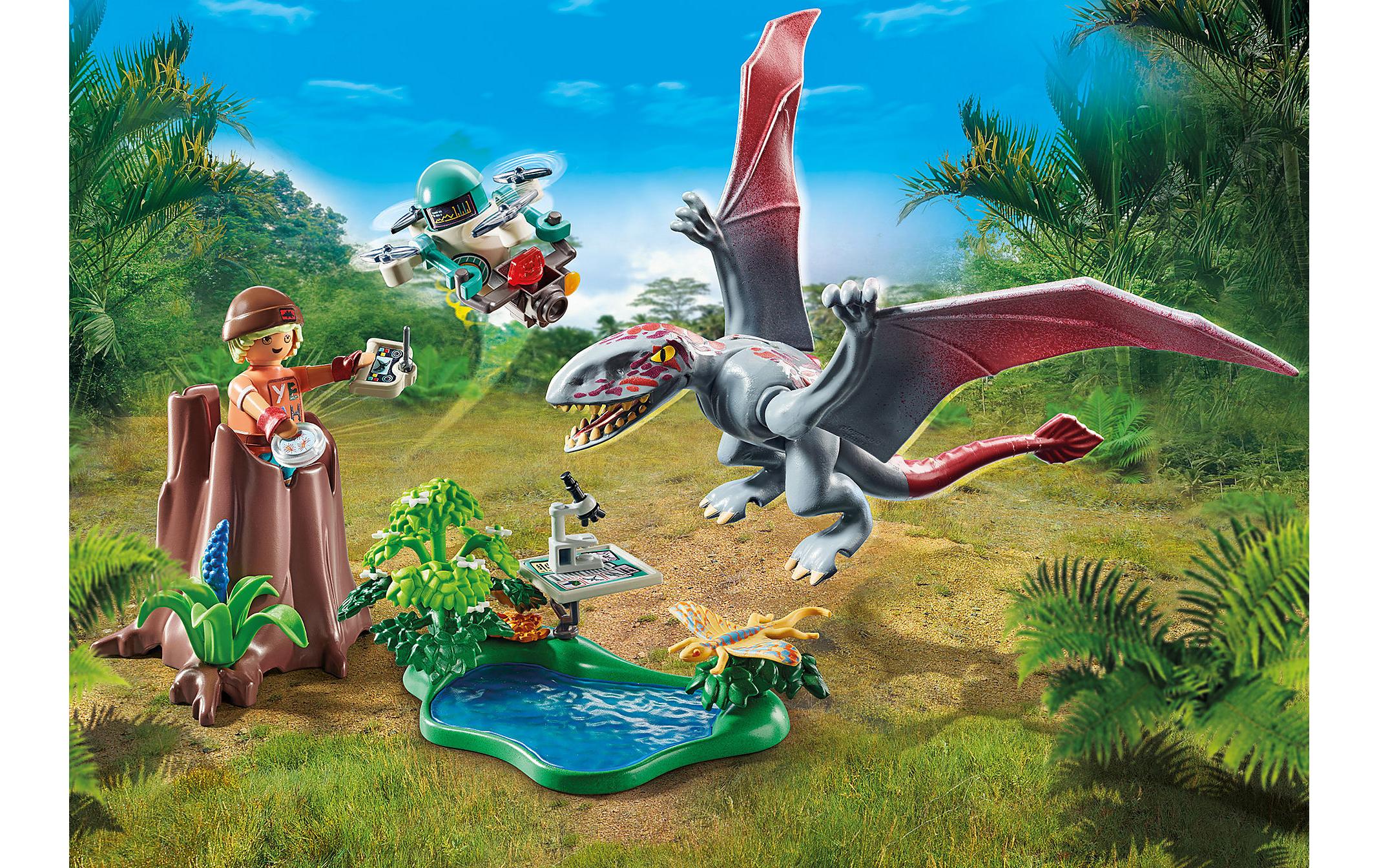 Dinos Beobachtungsstation für Dimorphodon 71525Cooles Dinosaurier-Spielset