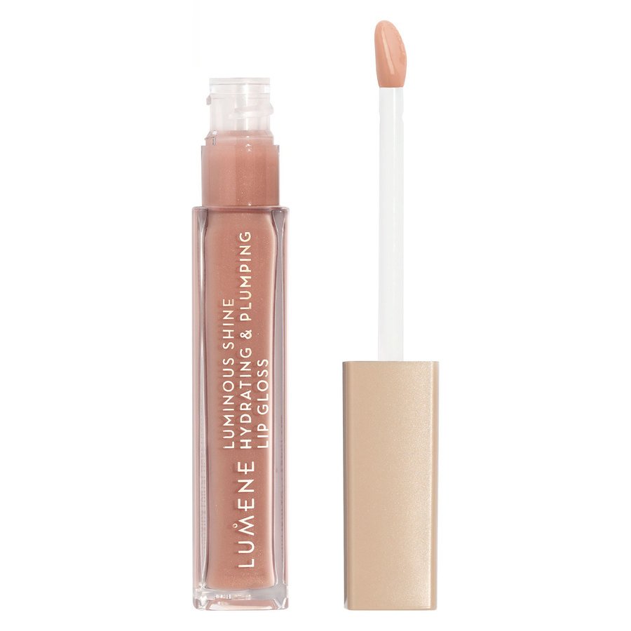 Lumene Luminous Shine Hydrating & Plumping Lip Gloss 1 Pale Honey 5ml