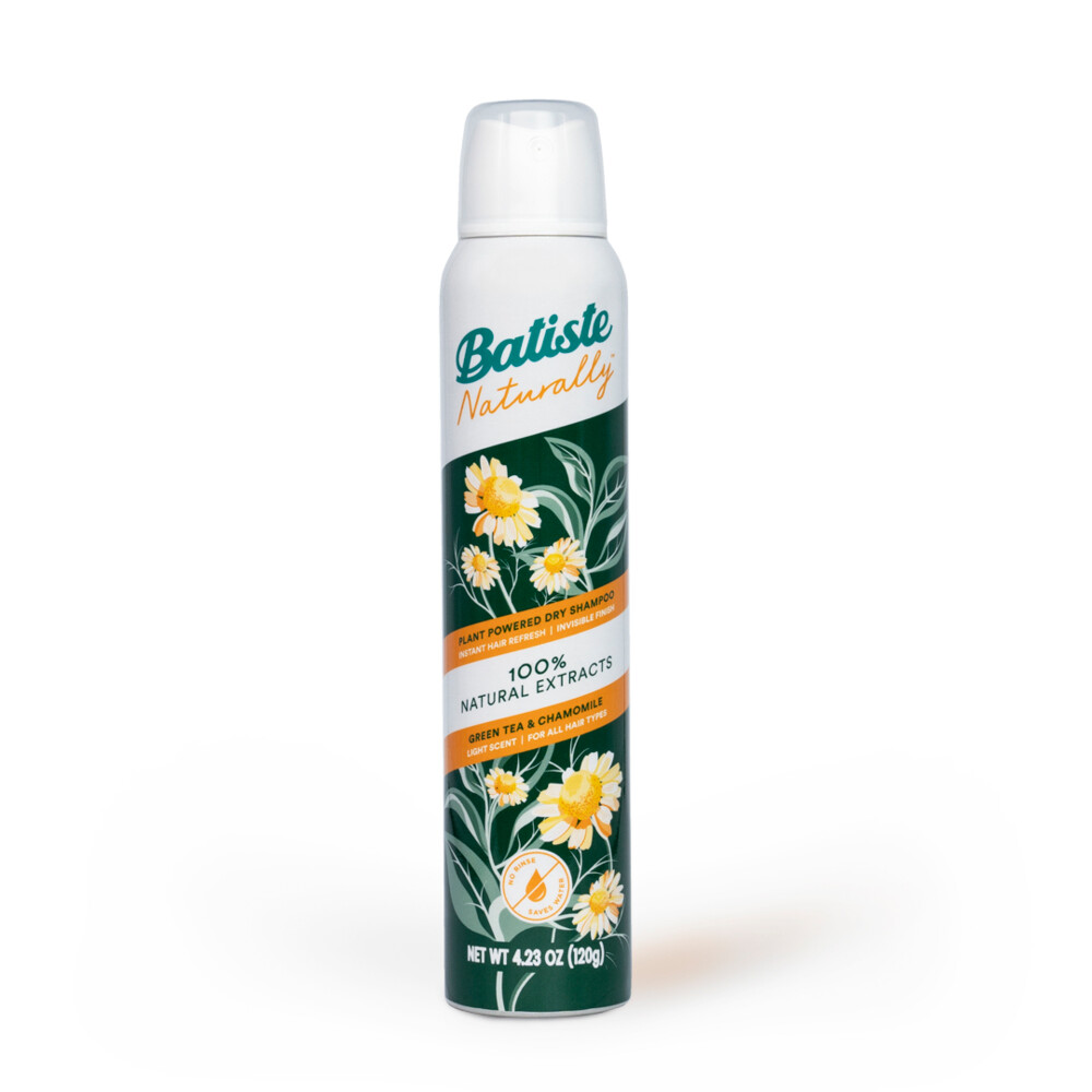 Batiste Naturally Droogshampoo Green Tea & Chamomile200 ml